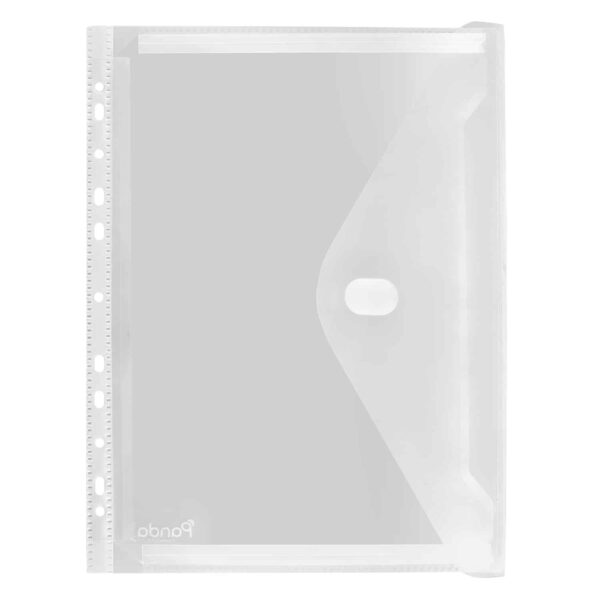 Multi Pocket - Kataloghülle DIN A4 transparent weiß leer