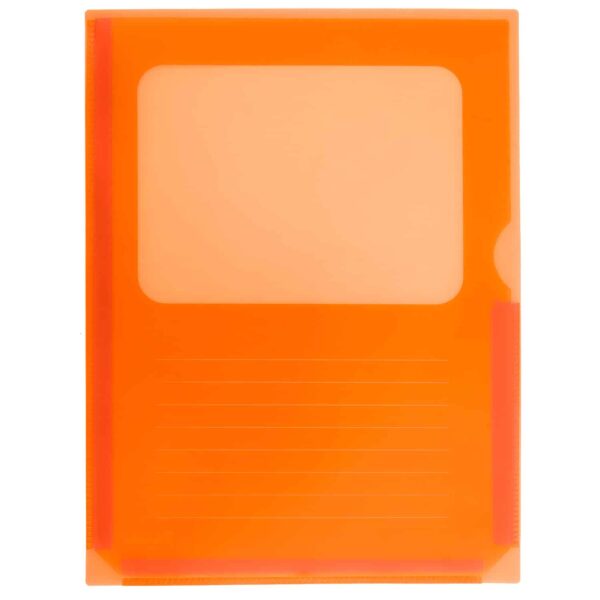 Project Pocket Aktenhülle mit Sichtfenster DIN A4 Orange