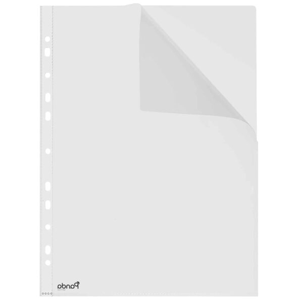 Index-Pocket - bunte Klarsichtfolien Klarsichthüllen A4 Weiß