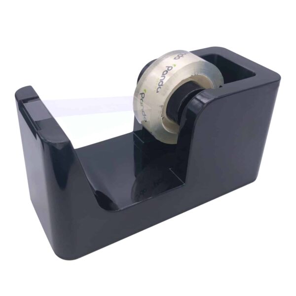 Tape Dispenser - Klebebandspender Tixo Spender Schwarz - Einzigartig scharfe Cut Tech Klinge