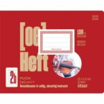 Ursus Musikheft FX 2b rot 16 Blatt 22 x 17,5cm